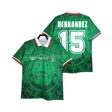 Mexico HERNANDEZ 15 Retro Thuis Shirt 1998
